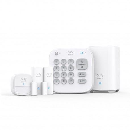 Kit de alarme Eufy da Anker HomeBase WiFi/LAN/RF - Eufy EUFY-ALARM-KIT5 - 0194644017804