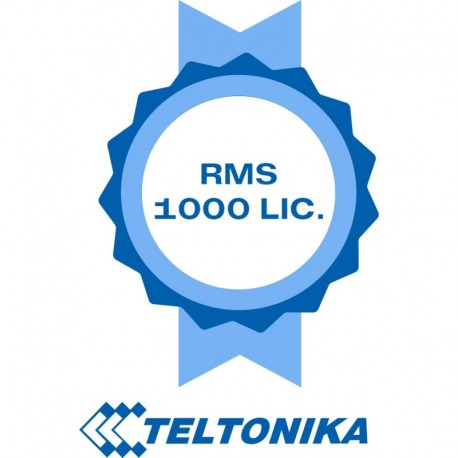 Teltonika TK-RMS-1000LIC Licenças da Plataforma Teltonika RMS Pacote de 1000 Licenças (Creditos)