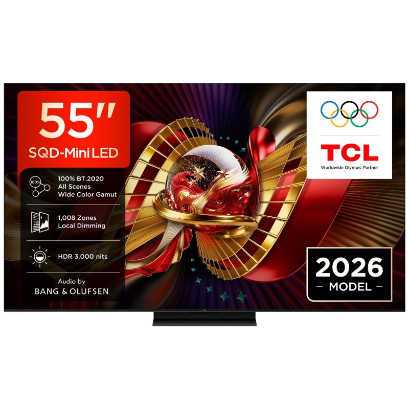 TCL - SQD-MINILED Smart GoogleTV B&O Sound 55C8L