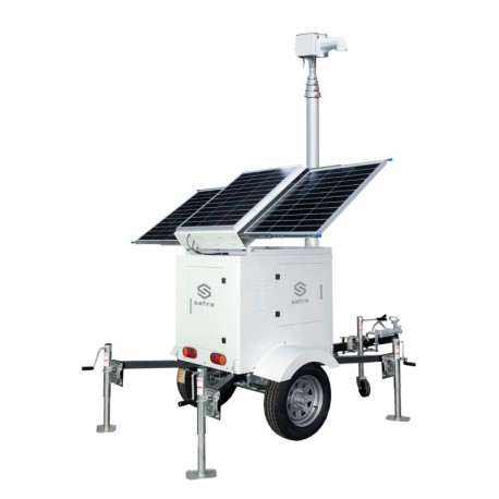 Safire SF-CCTVTRAILERPR07-2520WH Reboque auto-alimentado para CCTV Painel solar de 3x120W