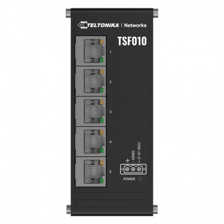 Teltonika TK-TSF010 Teltonika Switch Nao gestionavel Industrial 5 portas Ethernet RJ45 Fast Ethernet