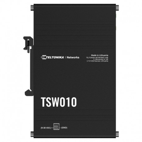 Teltonika TK-TSW010 Teltonika Switch Nao gestionavel Industrial 5 portas Ethernet RJ45 Fast Ethernet