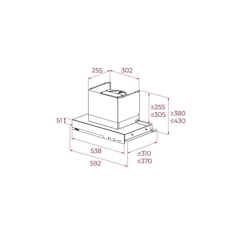 TEKA - Exaustor GFI 67350 EOS SS 113110002