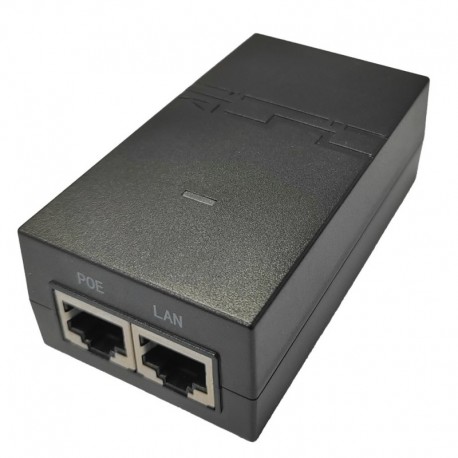 Oem INJ-POE-G-12W-24 Injetor PoE passivo Entrada/Saida RJ45 10/100/1000 Mbps - 8435325484419