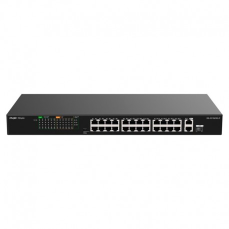 Reyee RG-ES126FGS-P Reyee PoE Desktop Switch 24 RJ45 Portas 1 + RJ45 Uplink 1 + [%VAR%] SFP Combo