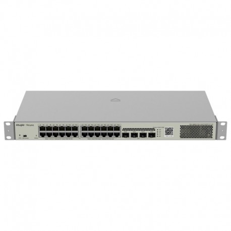 Reyee RG-NBS3100-24GT4SFP-P-V2 Reyee Switch PoE Cloud Layer 2 24 portas PoE Gigabit+ 4 SFP Gigabit - 6971693278172