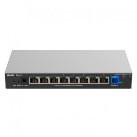 Reyee RG-NBF2100S-8GT1SC Reyee E-Lighten Switch Cloud Capa 2 8 portas RJ45 Gigabit