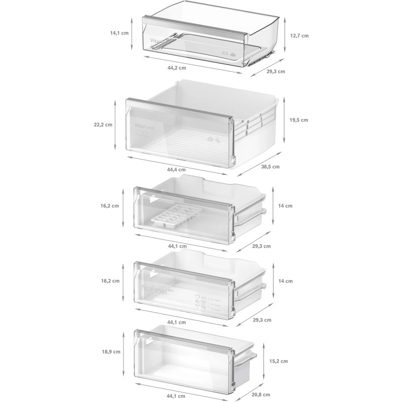 BOSCH - Combinado Enc. Serie4 XXL KIN96VFD0