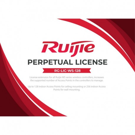 Reyee RG-LIC-WS-128 Licenças do controlador da serie Ruijie WS Aumentar o numero de PAs gerenciaveis