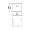 TEKA - Lava Louças SQUARE 40.40 TG BLACK