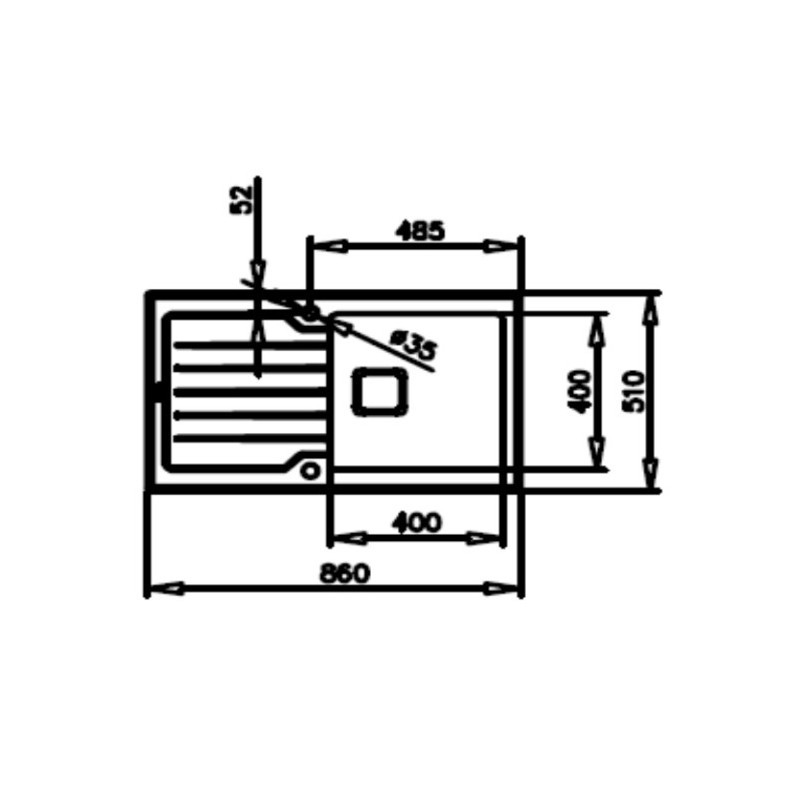 TEKA - Lava Louças DIAMOND RS15 1C 1E 86 REV PT