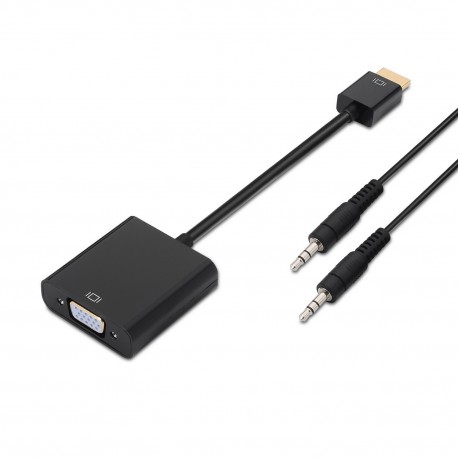 Oem HDMI-VGA0.1+A1.0/N Conversor HDMI - VGA + audio Entrada macho HDMI - 8436574701258