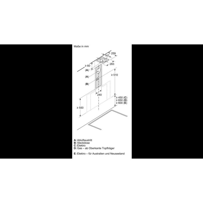 BOSCH - Chaminé Parede Serie8 DWK91LT60