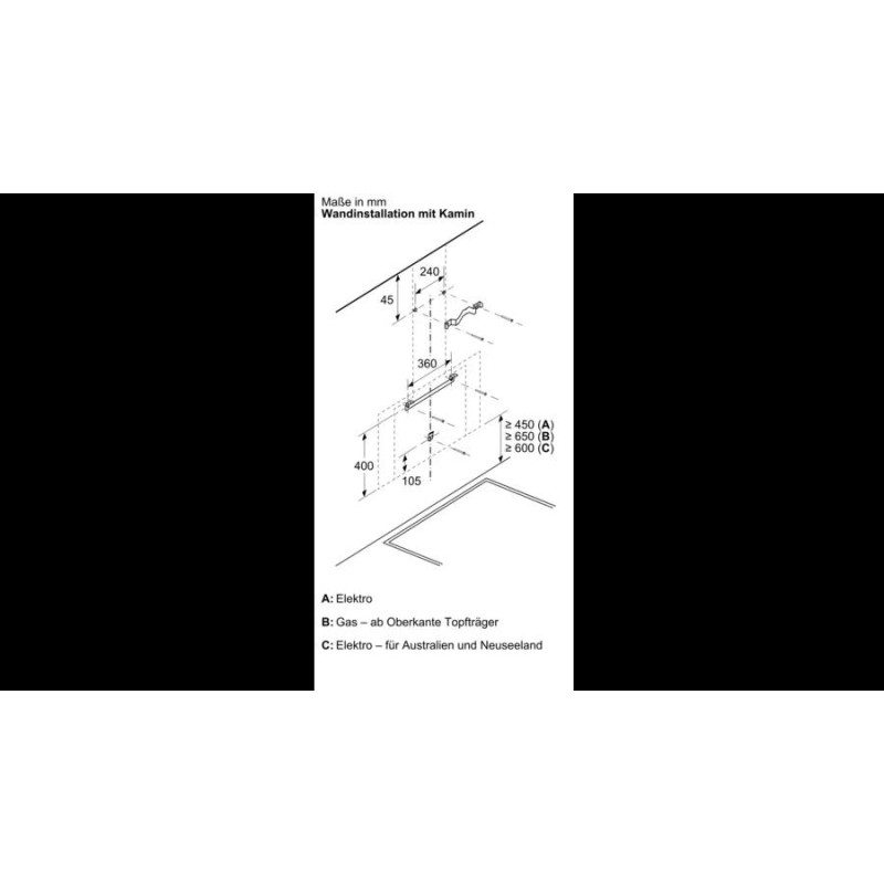 BOSCH - Chaminé Parede Serie8 DWK91LT60