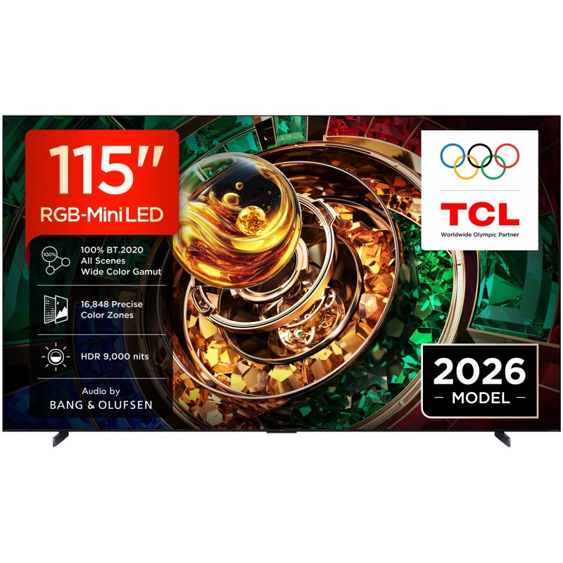 TCL - RGB-MINILED Smart GoogleTV B&O Sound 115RM9L