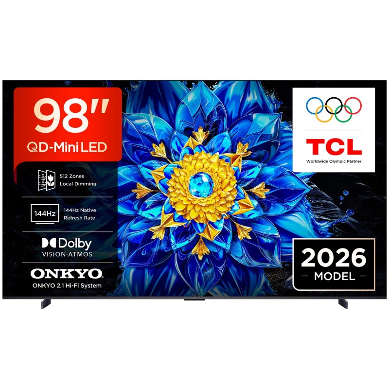 TCL - QD-MiniLED Smart Google TV 4K 98P8L