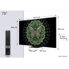 TCL - QD-MiniLED Smart Google TV 4K 75C6K Pro