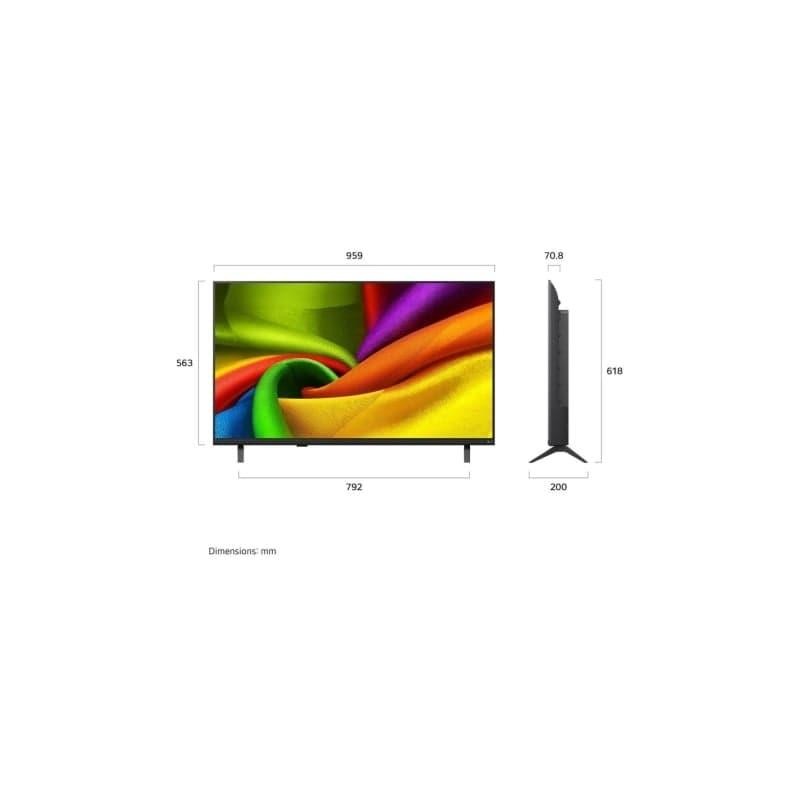 LG - Smart TV 43`` NANO LED Evo AI 4K WebOS26 43NU850B6LA.AEU