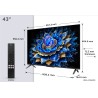 TCL - QLED Smart Google TV 4K 43T69C
