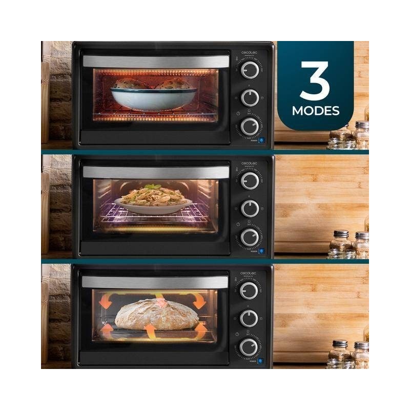 CECOTEC - Mini Forno Elétrico Bake&Toast 2300 Black 3817