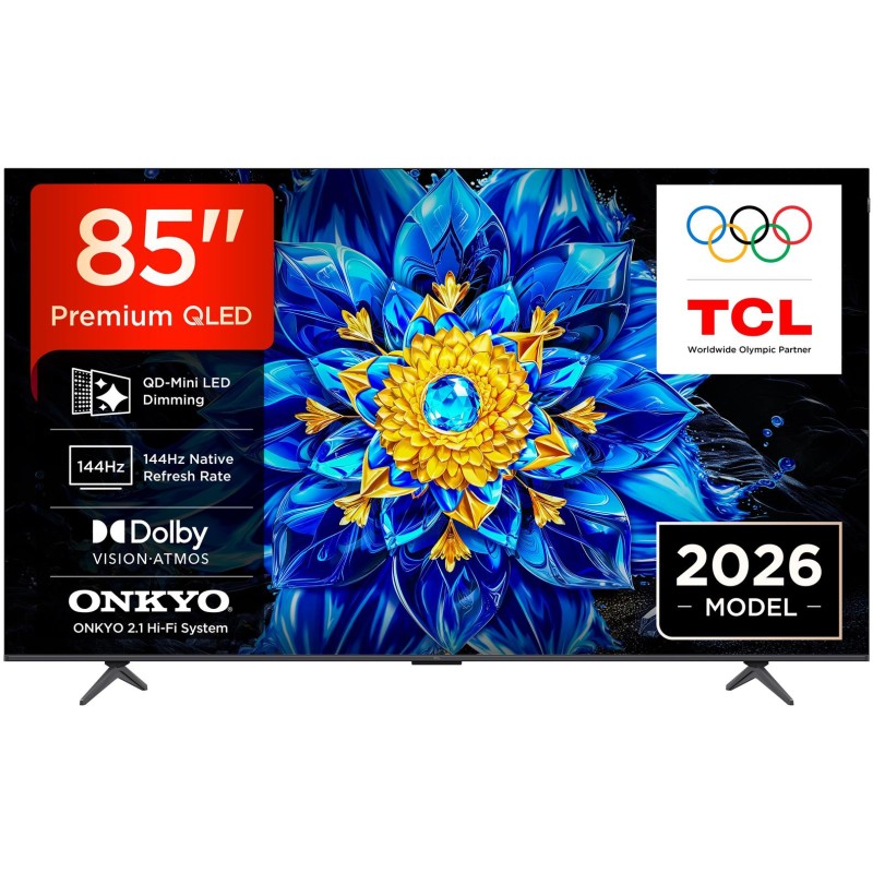 TCL - QD-MiniLED Smart Google TV 4K 85P8L