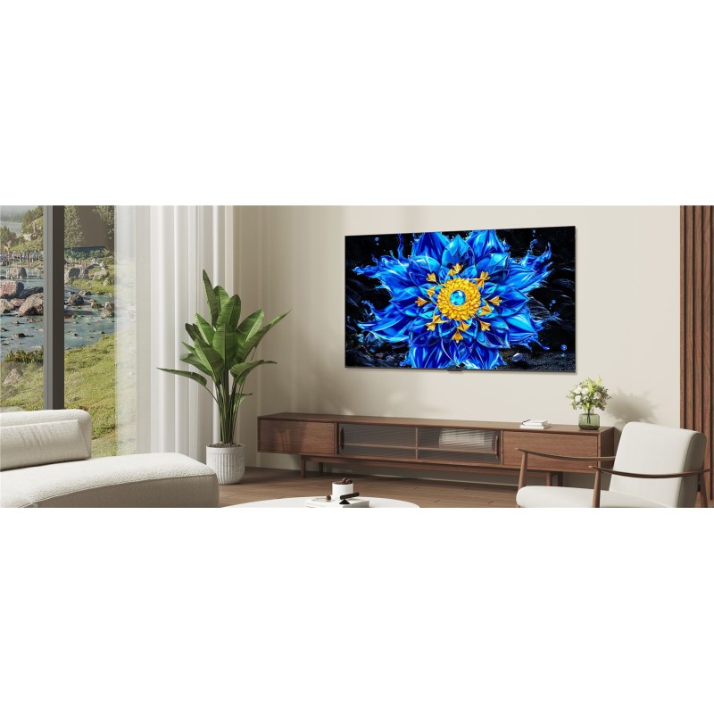 TCL - QD-MiniLED Smart Google TV 4K 85P8L