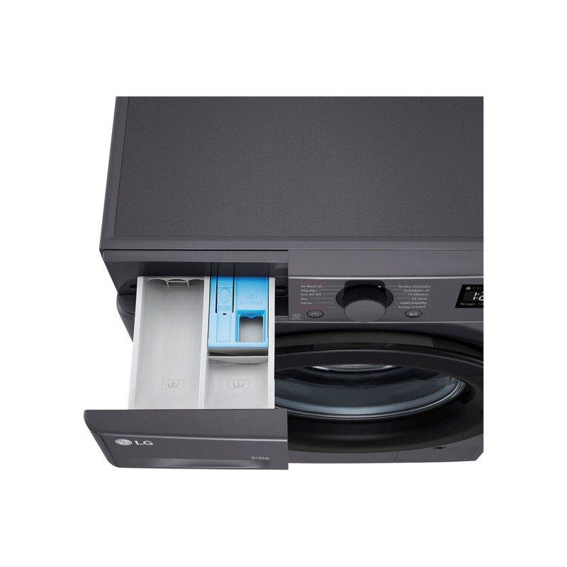 LG - Máq. Lavar/Secar Roupa F4DR509S6M