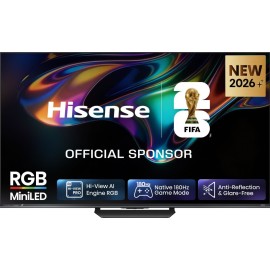 HISENSE - RGB-MiniLED  Smart TV 55`` 4K 180Hz Som 2.1.2 55UR8S