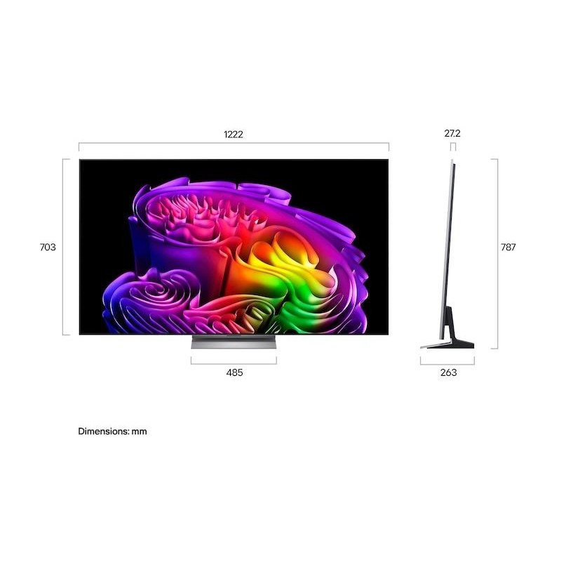 LG - Smart TV 55`` OLED Evo AI 4K a11Gen3 WebOS26 OLED55G66LS.AEU