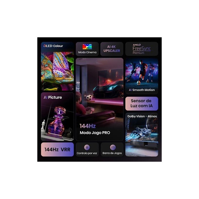 HISENSE - QLED Smart TV 43E7Q PRO