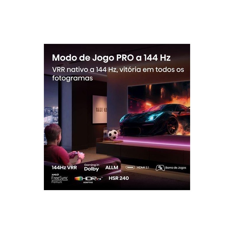 HISENSE - QLED Smart TV 43E7Q PRO
