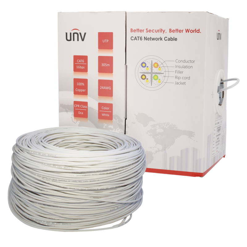 UV-UTP6-300-BC24AWG-DCA-B-W