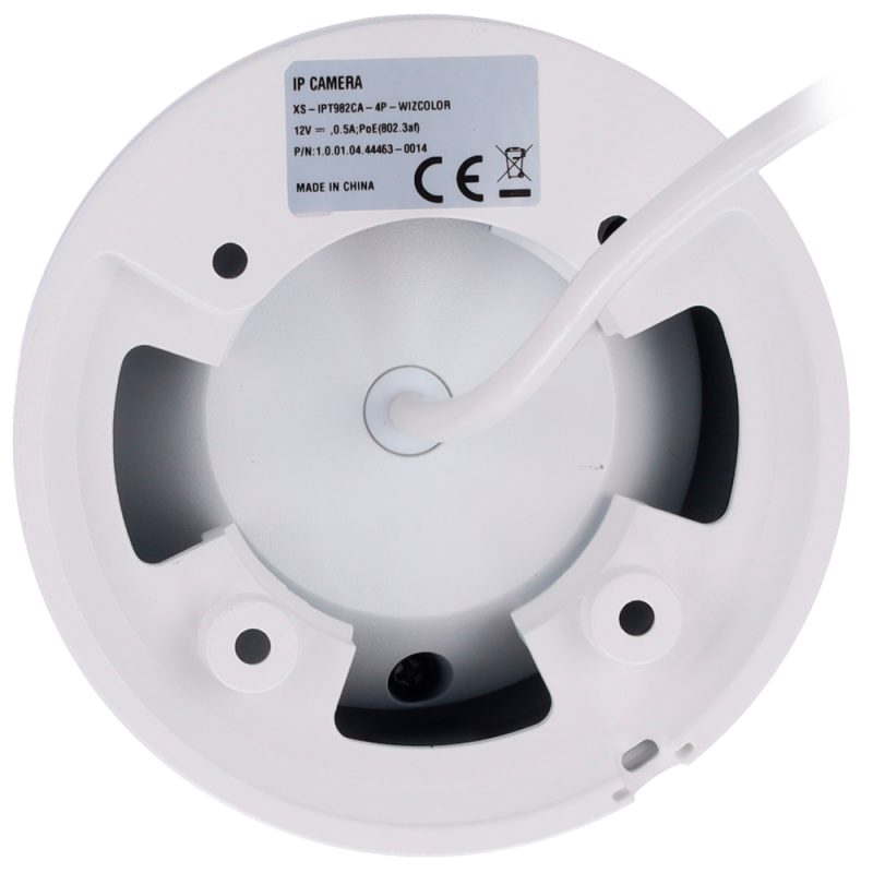 X-Security XS-IPT982CA-4P-WIZCOLOR Câmara Turret IP, 4 MP, 2.8 mm, 50 m, PoE, IP67, Áudio, MicroSD, WDR (120 dB), WizSense, Branco - 8435325489407