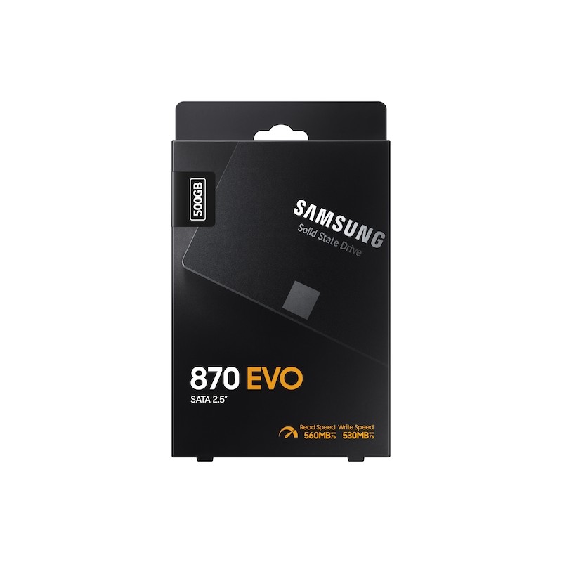 SAMSUNG SAM-SSD 870 EVO 500GB SATA Disco SSD 500 GB 2.5" Serial ATA III V-NAND MLC - MZ-77E500B/EU - 8806090545924