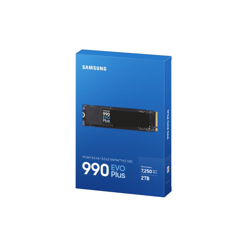 SAMSUNG SAM-SSD M2 990 EVO PLUS 2TB Disco SSD 2 TB M.2 PCI Express 4.0 NVMe V-NAND TLC - MZ-V9S2T0BW - 8806095575650