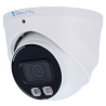 X-Security XS-IPT981A-6P-DL-WIZ Câmara Turret IP, 6 MP, 2.8 mm, 30 m, PoE, IP67, Áudio, MicroSD, WDR (120 dB), WizSense, Branco - 8435325489452