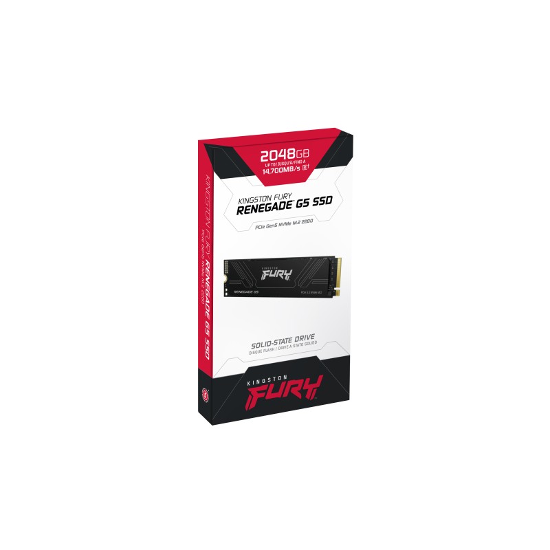 Kingston Technology KIN-SSD FURY RENEG G5 2TB Disco SSD FURY Renegade G5 2 TB M.2 PCI Express 5.0 NVMe 3D TLC - SFYR2S/2T0 - 0740617349498