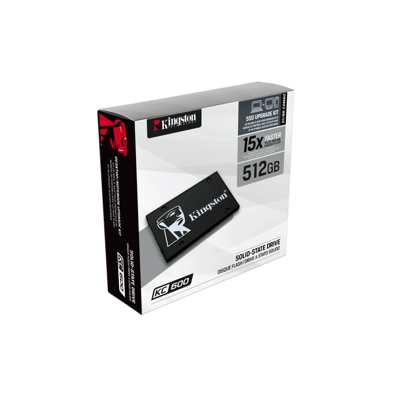 Kingston Technology KIN-SSD SKC600 512G Disco SSD KC600 512 GB 2.5" Serial ATA III 3D TLC - SKC600/512G - 0740617300253