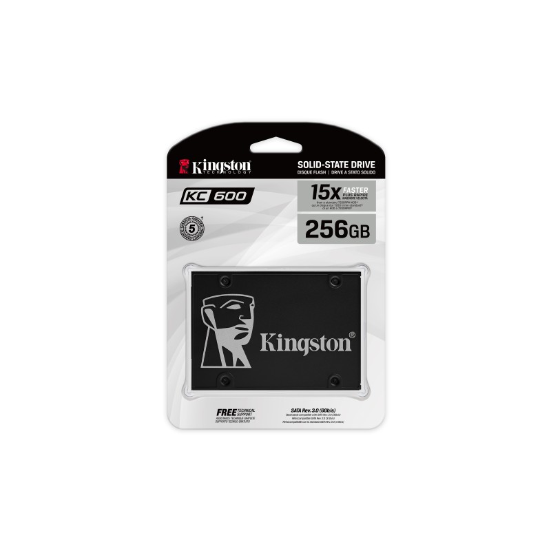 Kingston Technology KIN-SSD SKC600 256G Disco SSD KC600 256 GB 2.5" Serial ATA III 3D TLC - SKC600/256G - 0740617300161