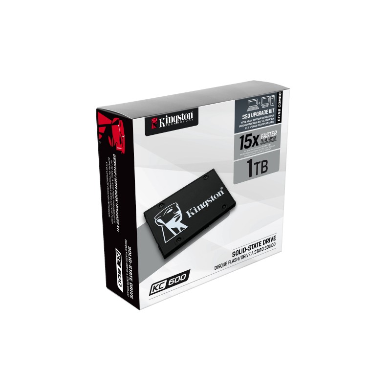 Kingston Technology KIN-SSD SKC600 1024G Disco SSD KC600 1 TB 2.5" Serial ATA III 3D TLC - SKC600/1024G - 0740617300116