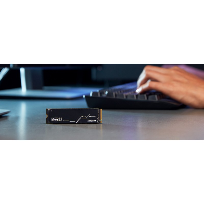 Kingston Technology KIN-SSD SKC3000 512GB DS Disco SSD KC3000 512 GB M.2 PCI Express 4.0 NVMe 3D TLC - SKC3000S/512G - 0740617324402