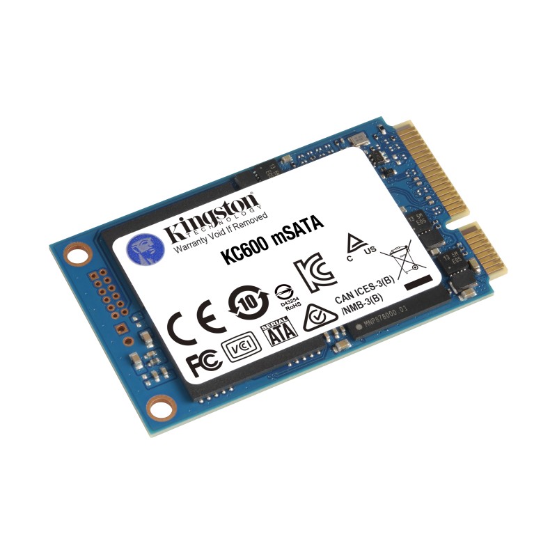 Kingston Technology KIN-SSD MSATA KC600 512G Disco SSD KC600 512 GB mSATA Serial ATA III 3D TLC - SKC600MS/512G - 0740617315998