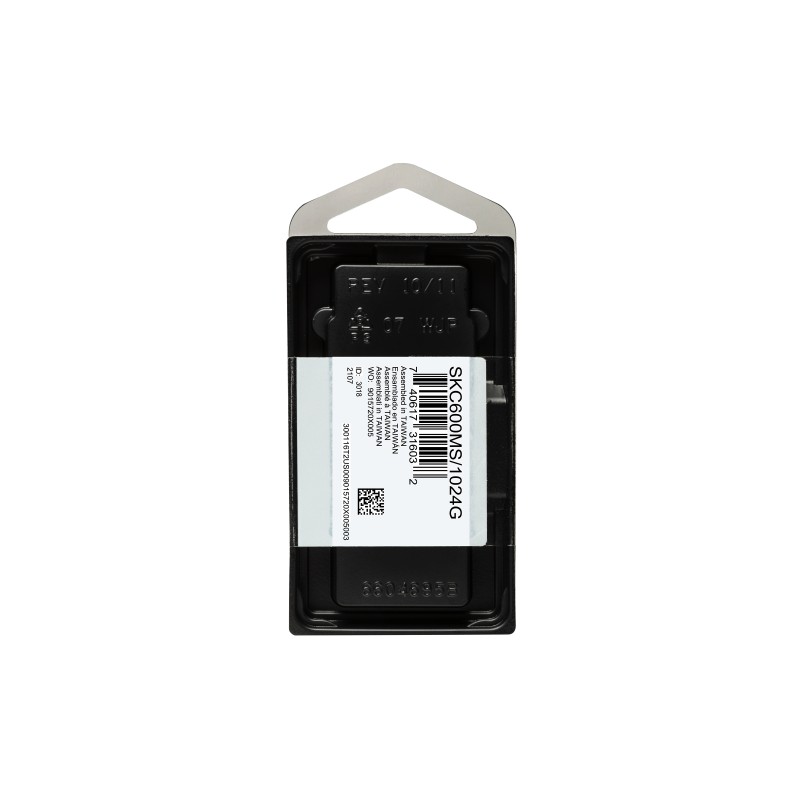 Kingston Technology KIN-SSD MSATA KC600 1024G Disco SSD KC600 1 TB mSATA Serial ATA III 3D TLC - SKC600MS/1024G - 0740617316032