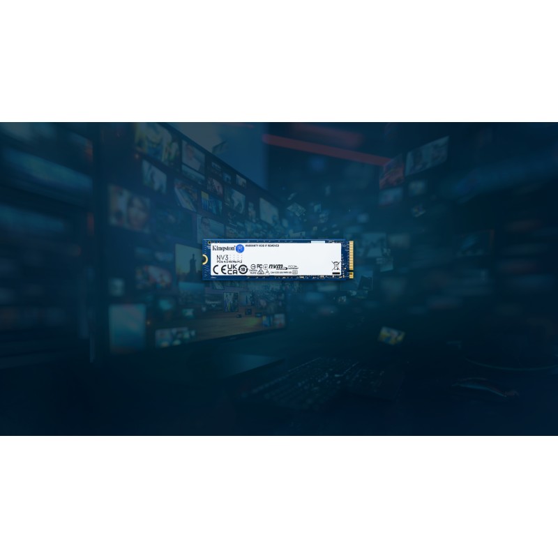 Kingston Technology KIN-SSD M2 NV3 500GB Disco SSD NV3 500 GB M.2 PCI Express 4.0 NVMe 3D NAND - SNV3S/500G - 0740617344806