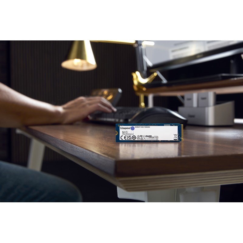 Kingston Technology KIN-SSD M2 NV3 1TB Disco SSD NV3 1 TB M.2 PCI Express 4.0 NVMe 3D NAND - SNV3S/1000G - 0740617344790