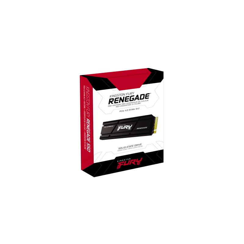 Kingston Technology KIN-SSD FURY RENEG 1TB DS Disco SSD FURY Renegade 1 TB M.2 PCI Express 4.0 NVMe 3D TLC - SFYRSK/1000G - 0740617331073