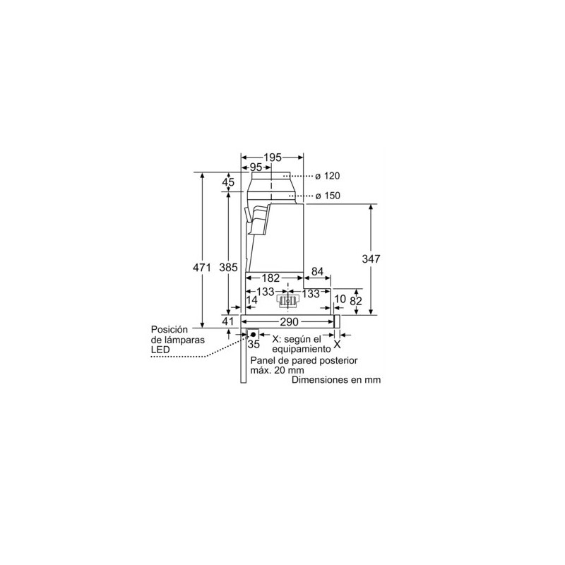 SIEMENS - Exaustor Telescopico IQ300 LI97SA531