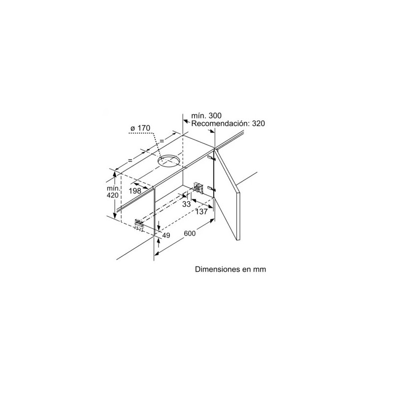 SIEMENS - Exaustor Telescopico IQ300 LI97SA531