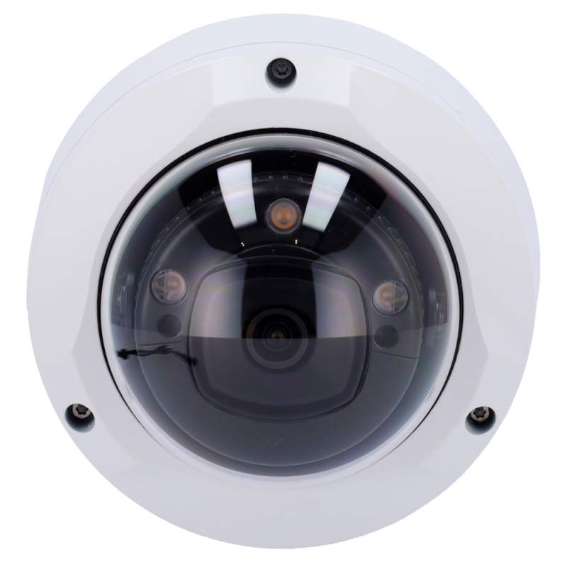 X-Security XS-T887CA-3KE-DL Câmara Dome Analógica 4n1, 5 MP, 2.8 mm, 40 m, 12V DC, IP67, IK10, Áudio CVI, WDR (120 dB), Branco - 8435325484259