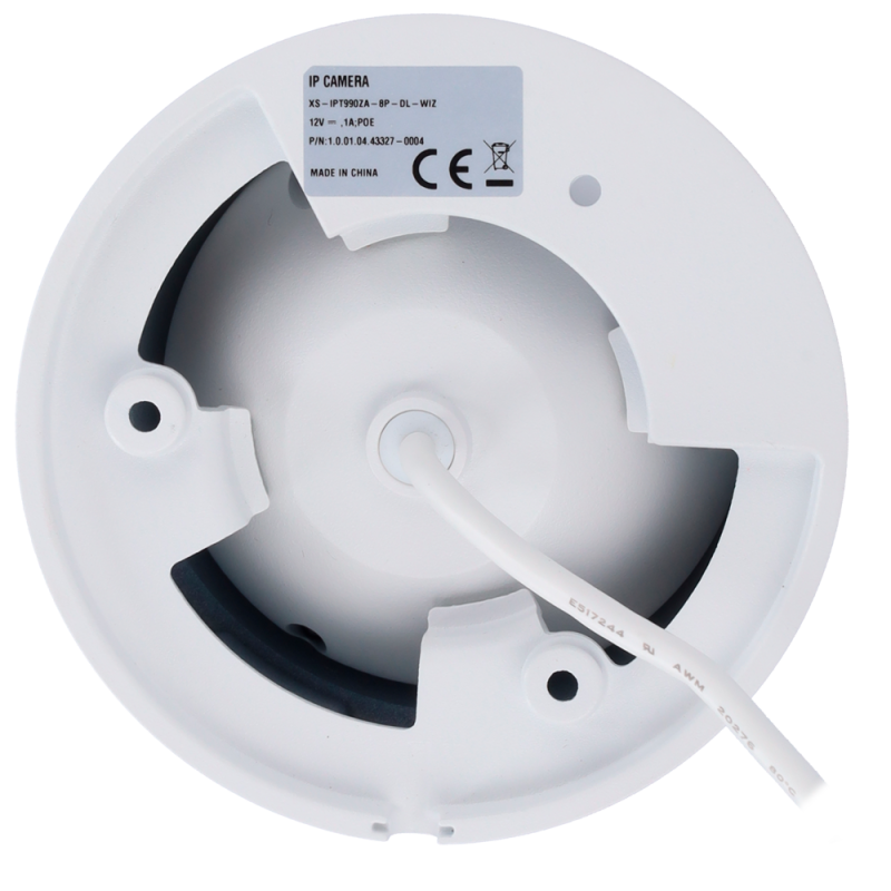 X-Security XS-IPT990ZA-6P-DL-WIZ Câmara Turret IP, 6 MP, 2.7-13.5 mm, 40 m, PoE, IP67, Áudio, MicroSD, WDR (120 dB), Branco - 8435325489384